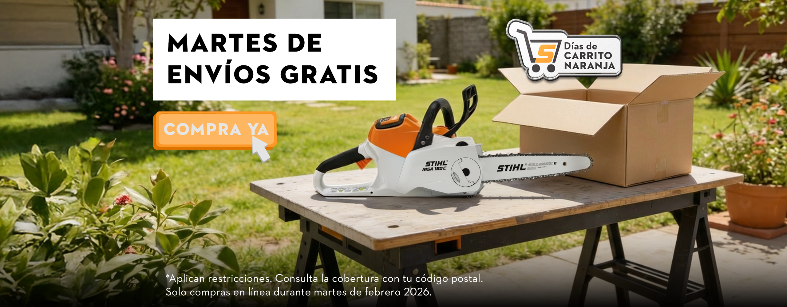 promoción Febrero y Marzo 2026 tienda online