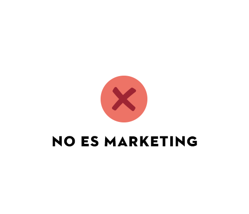 No es marketing